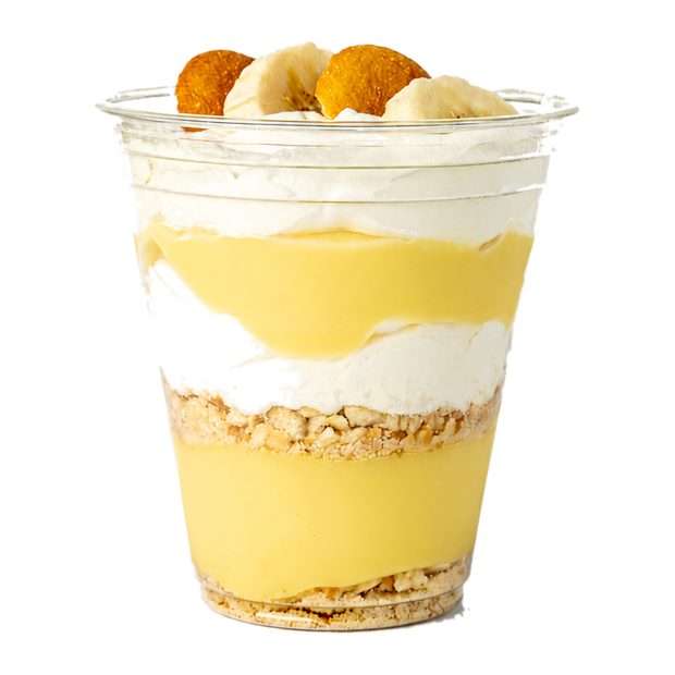 Banana vanilla wafer parfait